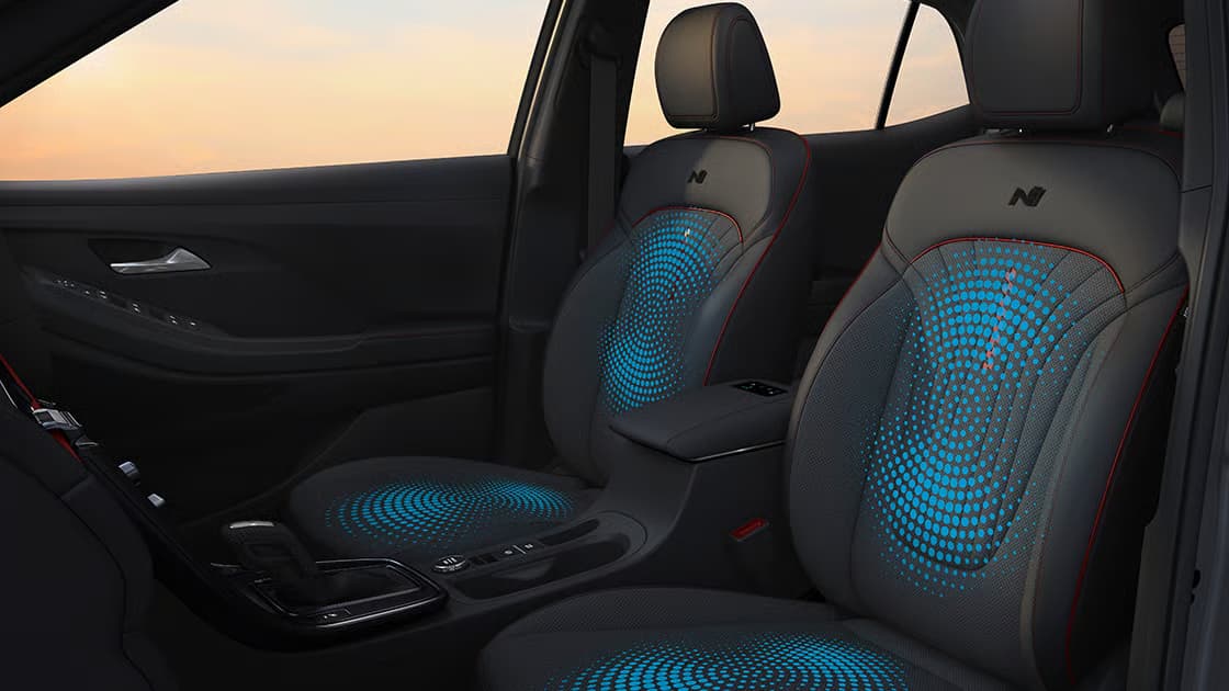 Front-row Ventilated Seats