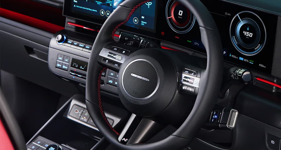 N Line exclusive steering wheel