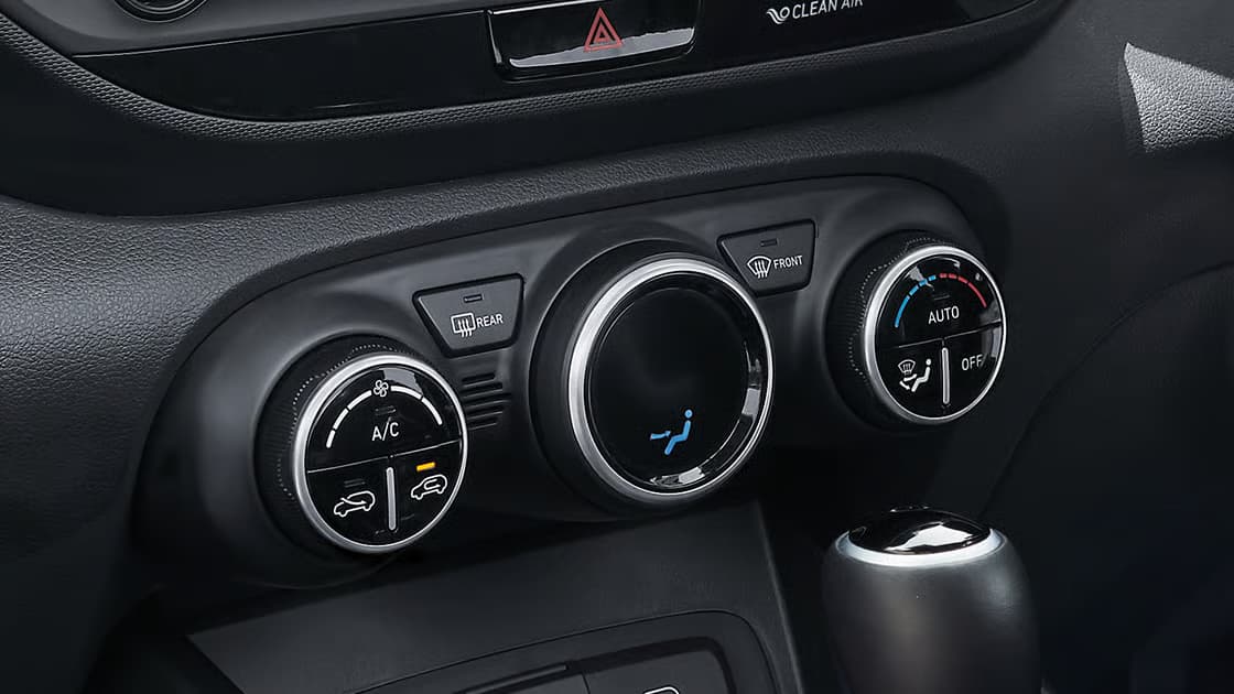 Automatic climate control with cluster ionizer